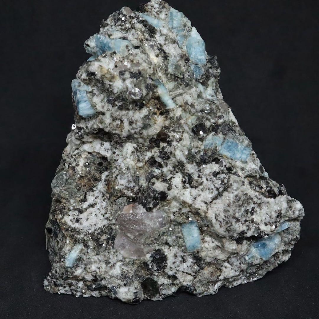 自主採掘！アクアマリン カリフォルニア産 263g AQ322 鉱物　原石天然石