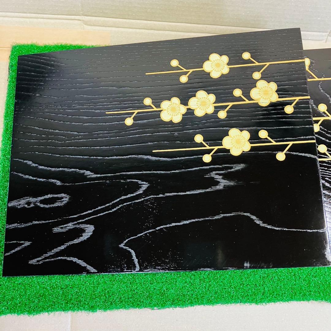 紀州漆器 雅盆 5枚組 ＆ 脇取盆 5枚組 合計10枚入れ子セット 新品