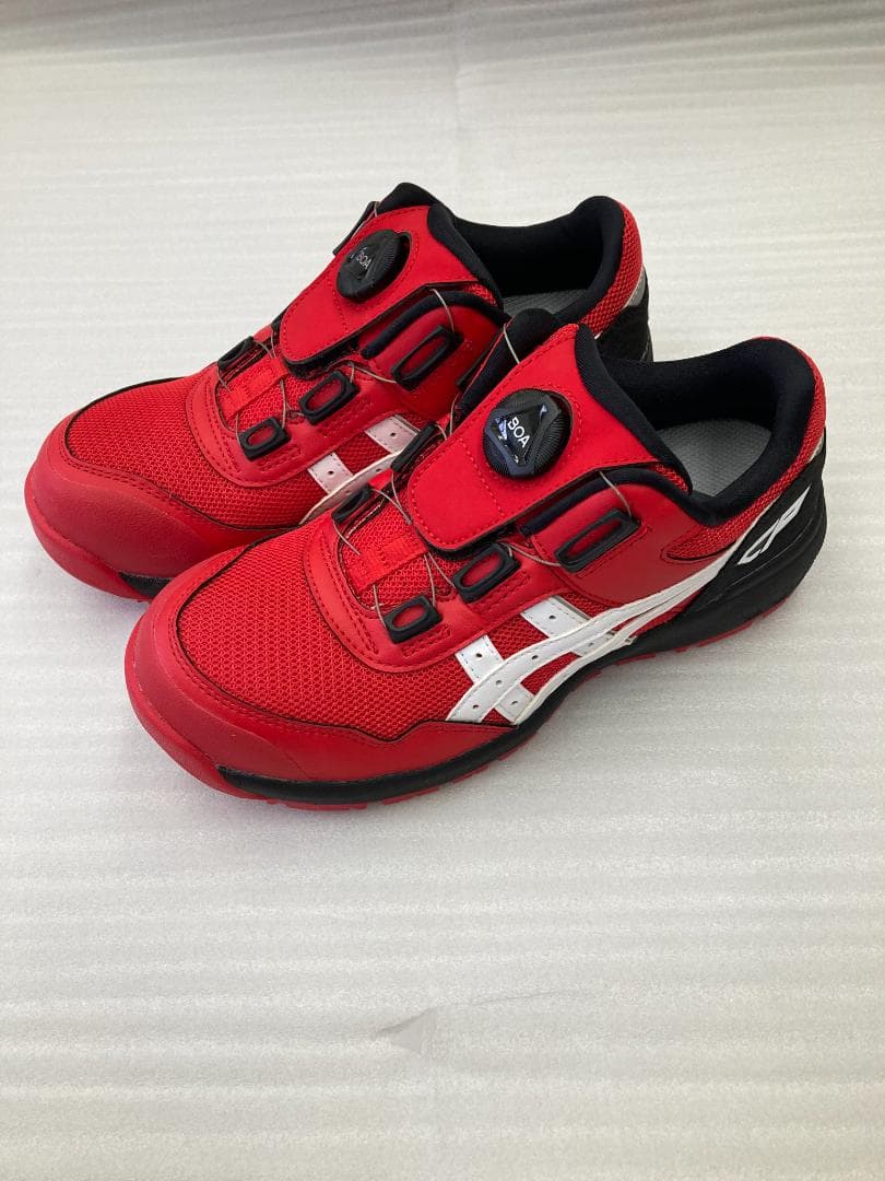 アシックス安全靴 CP209 BOA 3E相当 クラシックレッド/ホワイト