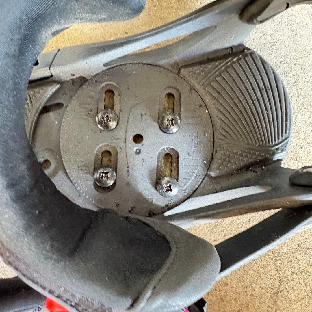 HEAD ヘッド スノーボード ビンディング ブラック×レッドピンク 中古 S