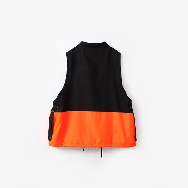 トップス PORTRAITE Over Vest Hi-Vis Orange