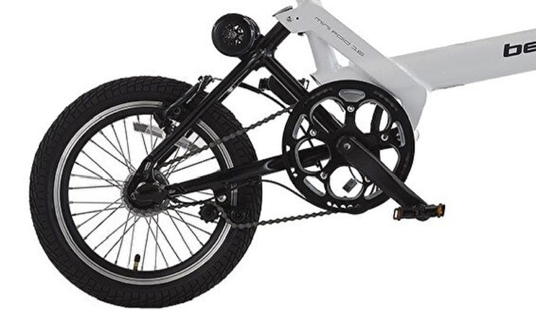 benelli 16型 折りたたみ電動アシスト自転車コズミックブルー内装3段変速