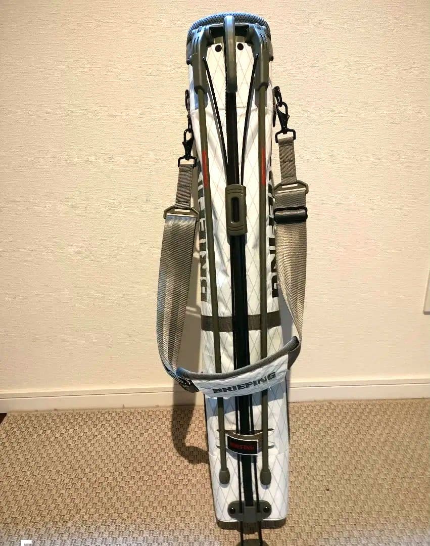 【美品】BRIEFING ブリーフィングセルフスタンドバッグ ホワイト