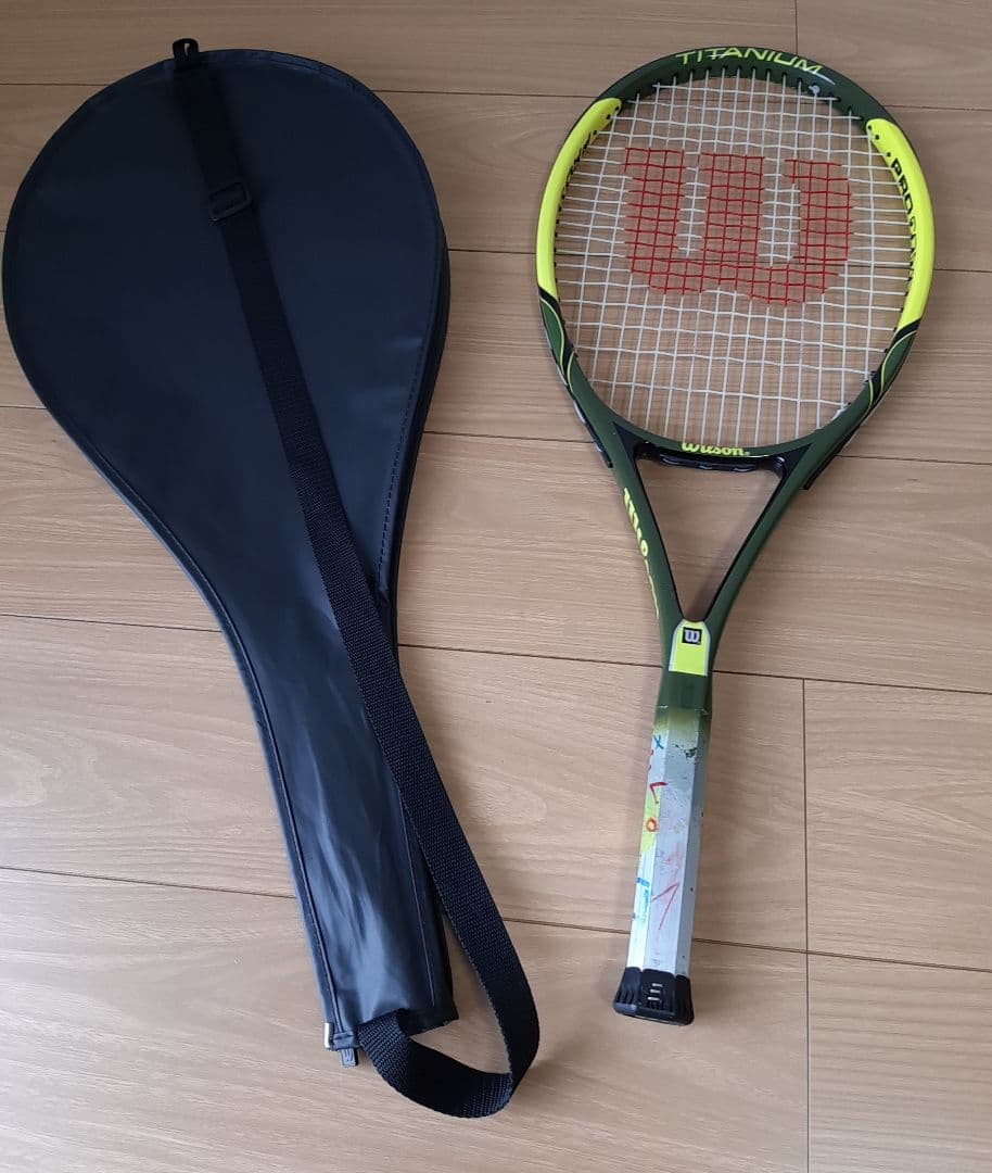 硬式テニスラケット3本セット　Wilson　FISCHER　PRINCE　カバー