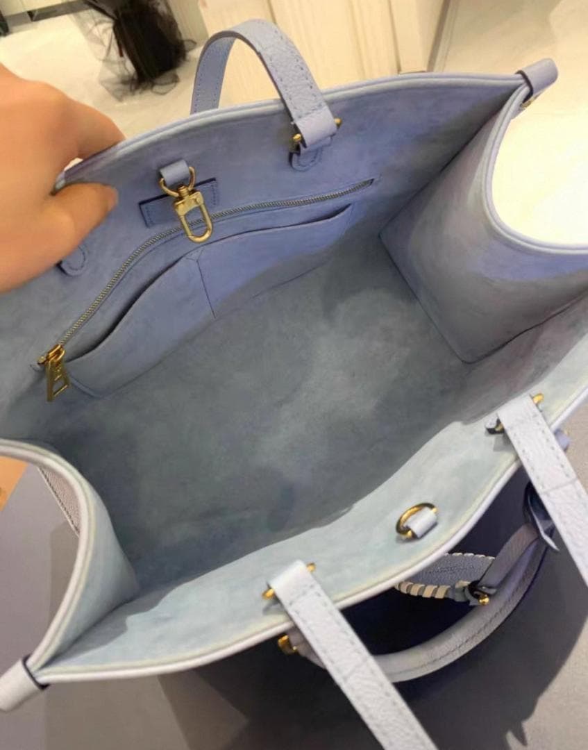 ライトブルー トートバッグ Onthego 35*14*27