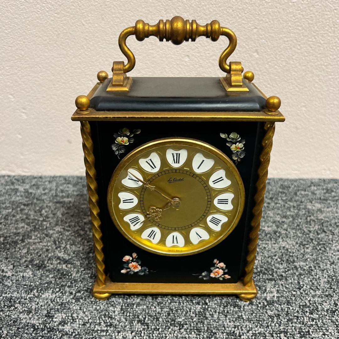 【動作確認済】Le Castel/ル・カステル 置き時計 ゼンマイ式