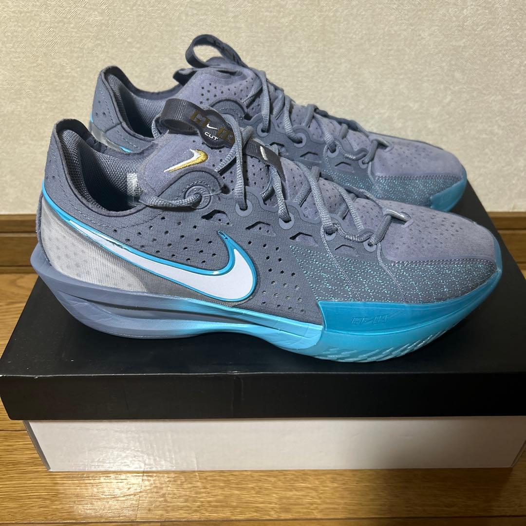 Nike G.T. Cut 3バスケットボールシューズ グレー/ブルー