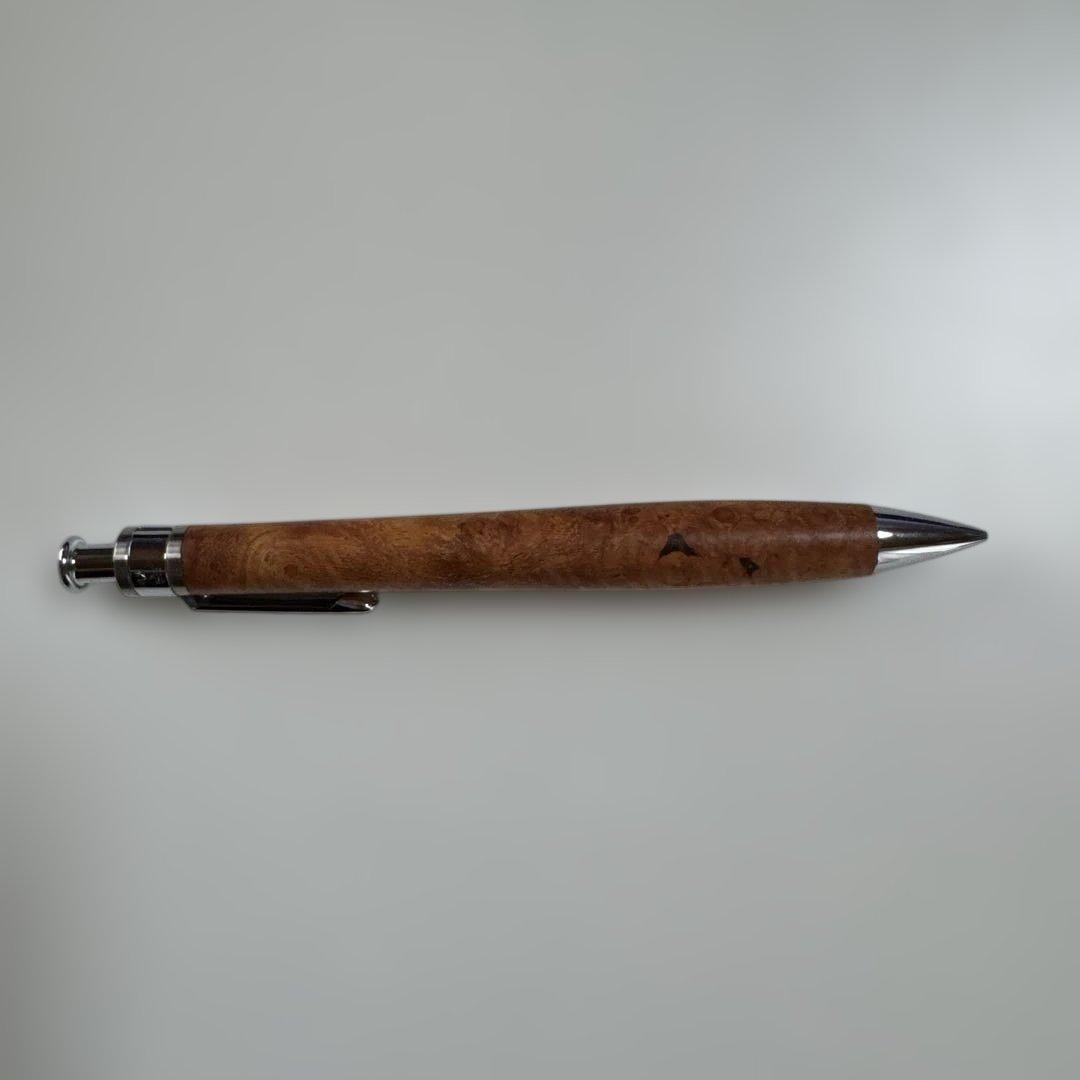 工房楔 花梨紅白　こぶ杢 シャーペン 0.5mm ペンシル楔