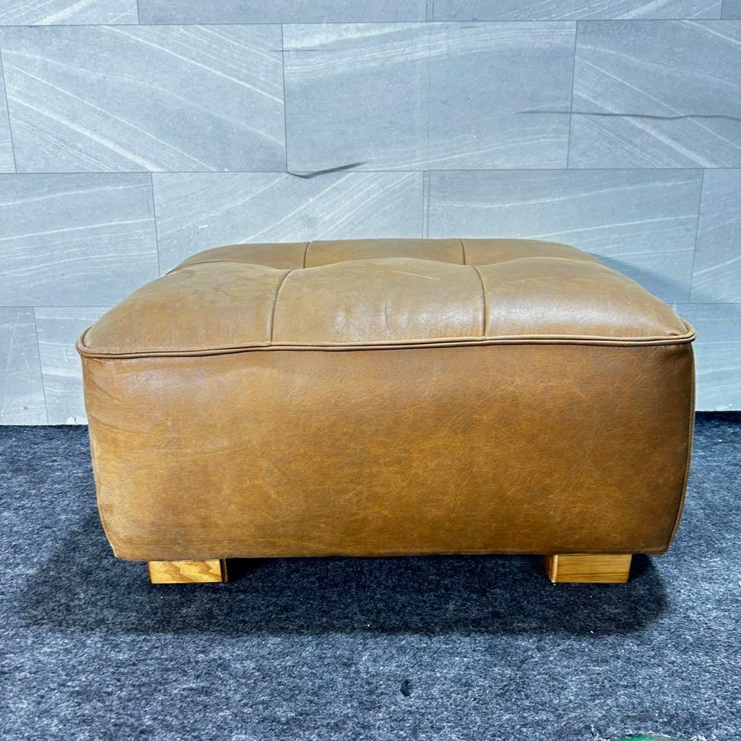 クラッシュゲート ソファ スツール SLTオーカー 革張り 家具 d4715