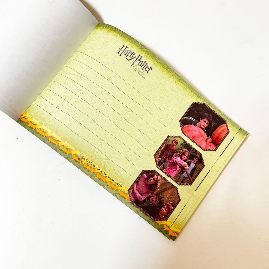 新品未使用　ハリーポッターとアズカバンの囚人　メモ帳　2種類80枚入り　レア