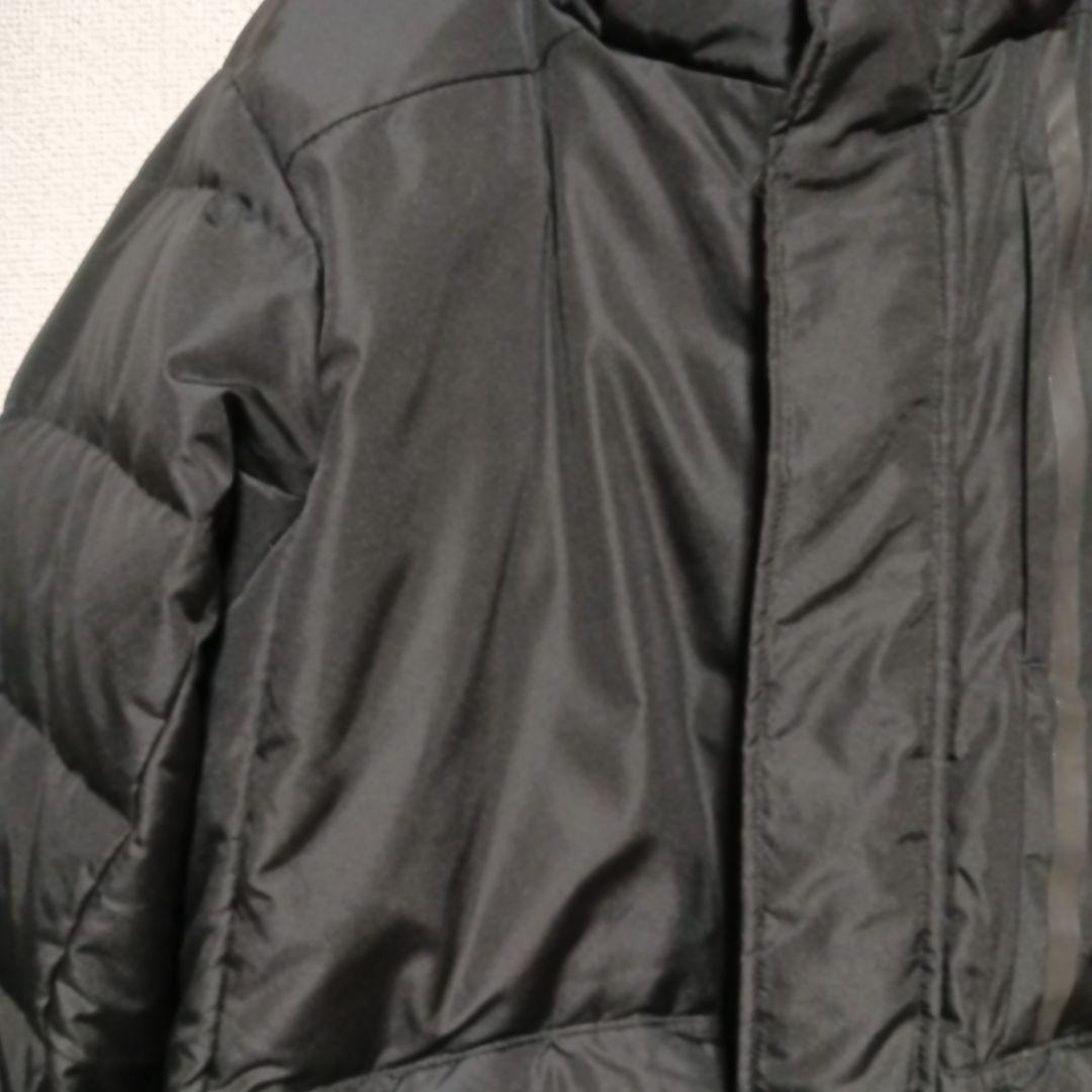 【クリーニング済】ミズノ　ベンチコート　ダウンコート　ロング　ブラック　サイズL