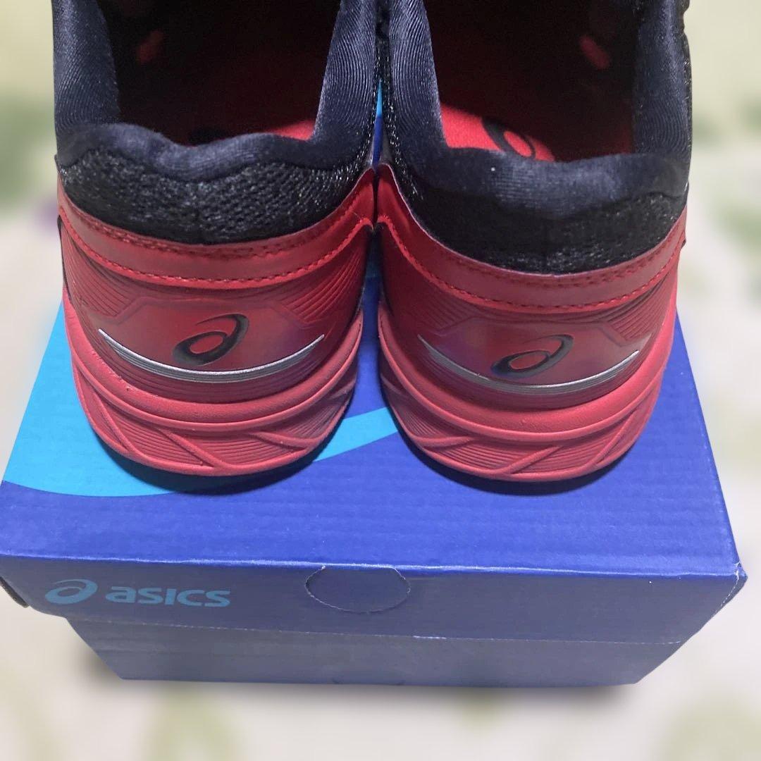 asics安全靴WINJOB CP210 レッド/ブラック