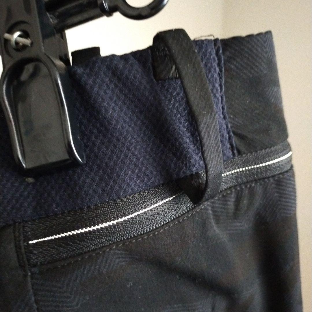 MARK&LONA カモフラ＆スカル柄 ストレッチ1タックパンツ 迷彩柄 ドクロ