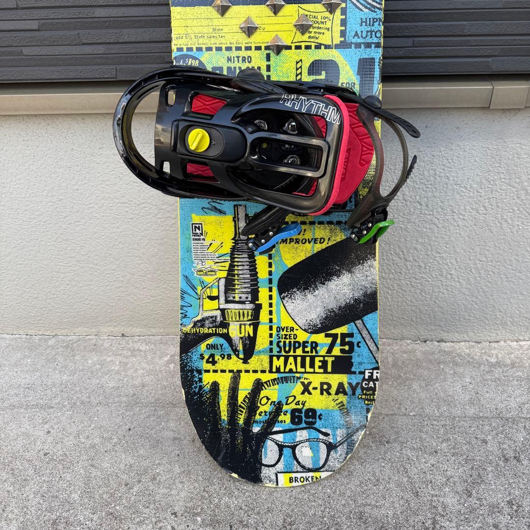 NITRO Demand 146cm Salomonビンディングセット