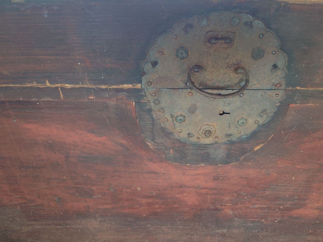 長持　（明治〜大正時代）　レトロ　アンティーク家具　衣類布団収納