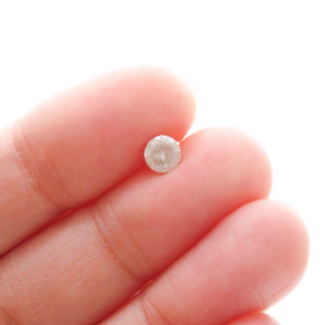 s*a様 【新品】K10YG 天然ダイヤモンド 片耳ピアス｜0.50ct｜10金