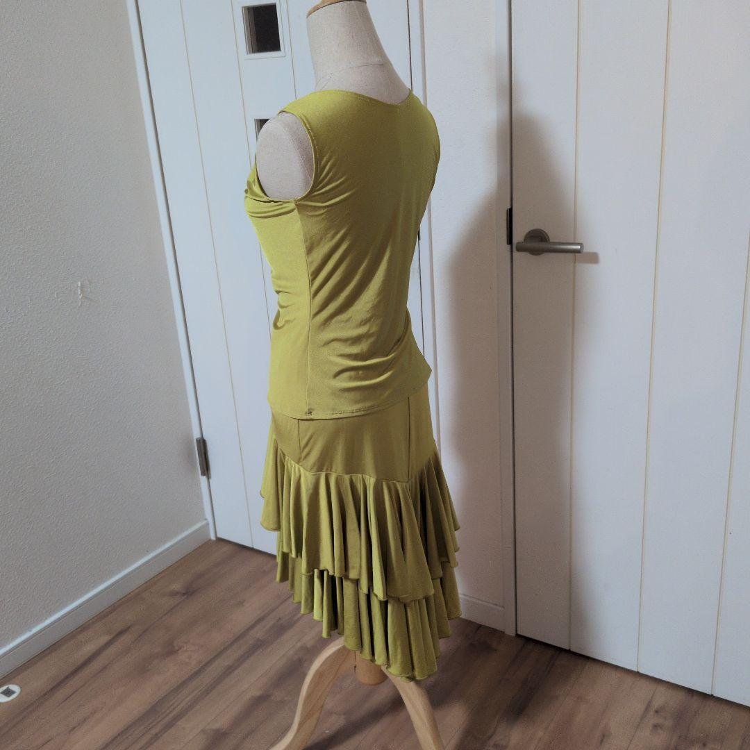 社交ダンス　ラテン　チャコット　Chacott　ドレス　セットアップ　サイズS