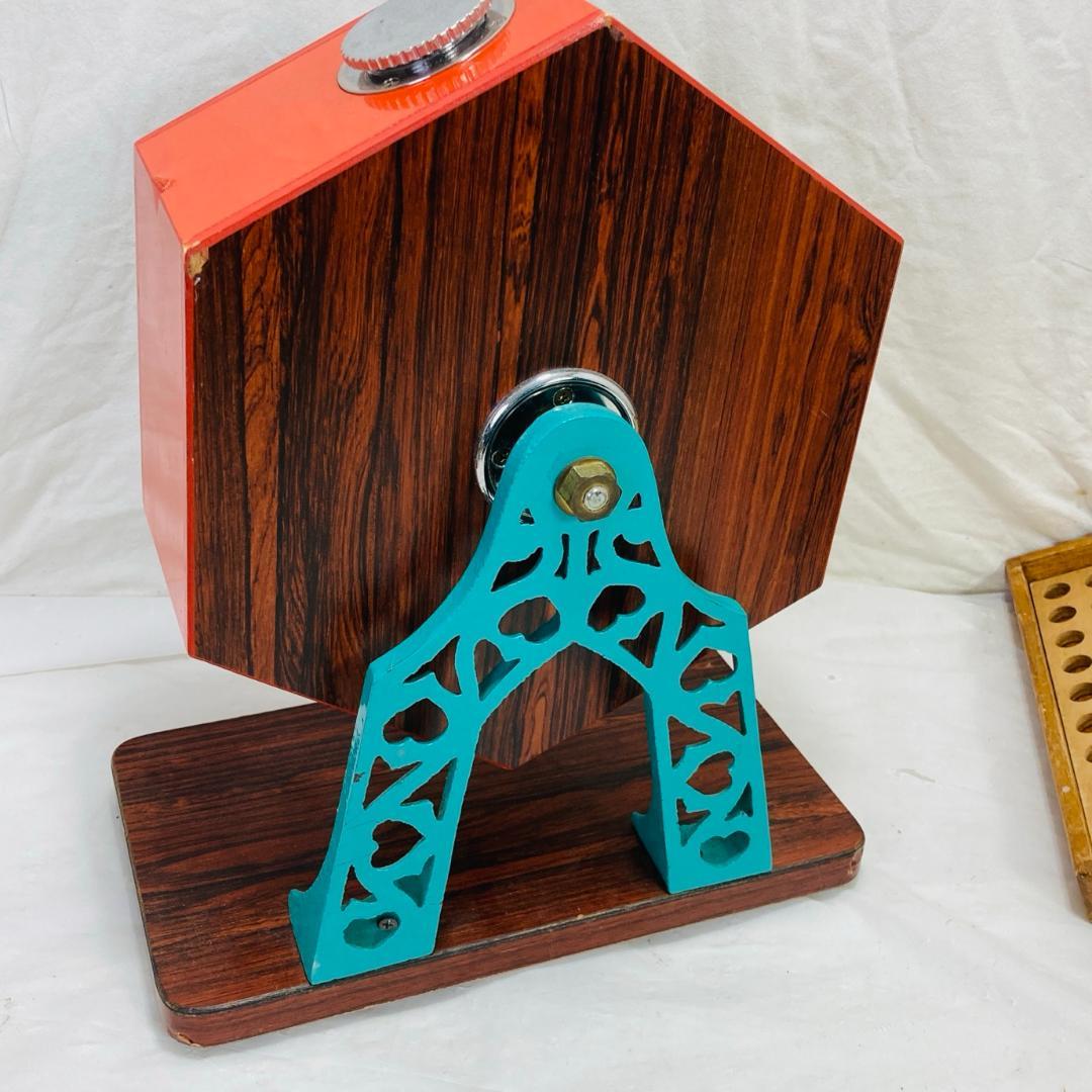 東京抽籤器研究所 新井式回転抽選器 玉付き 当時物