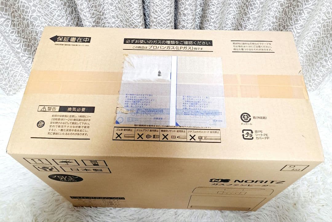 ノーリツ ガスファンヒーター LPガス GFH-4006S-W5