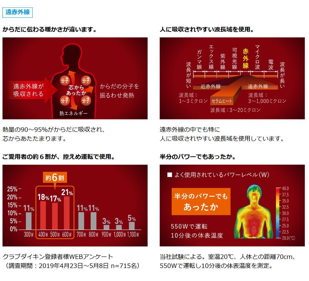 DAIKIN セラムヒート ERFT11YS-W マットホワイト 程度良好