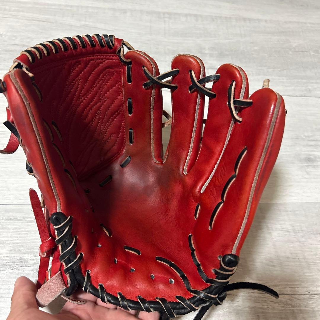 RYU★軟式オーダー★投手用★レッド×ブラック★限定モデル