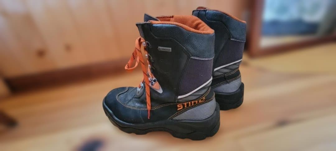 最高峰林業ブーツ　STIHLダイナミック GTX 革製チェンソーブーツ