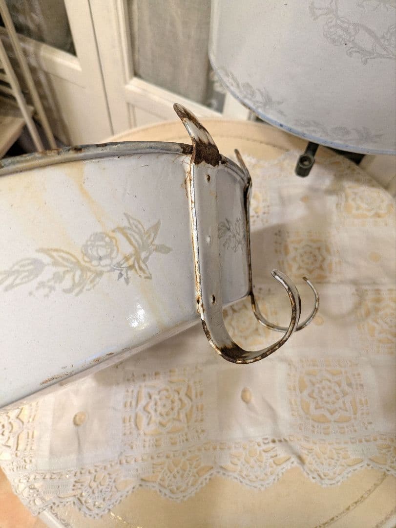 フランス　アンティーク　ホーローファウンテン　琺瑯