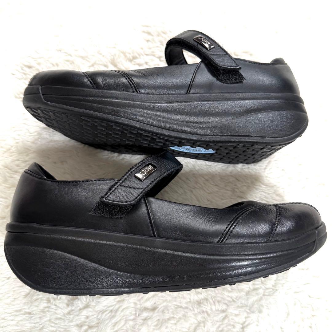【美品】JOYA ジョーヤ メリージェーン コンフォートシューズ 黒 24.5