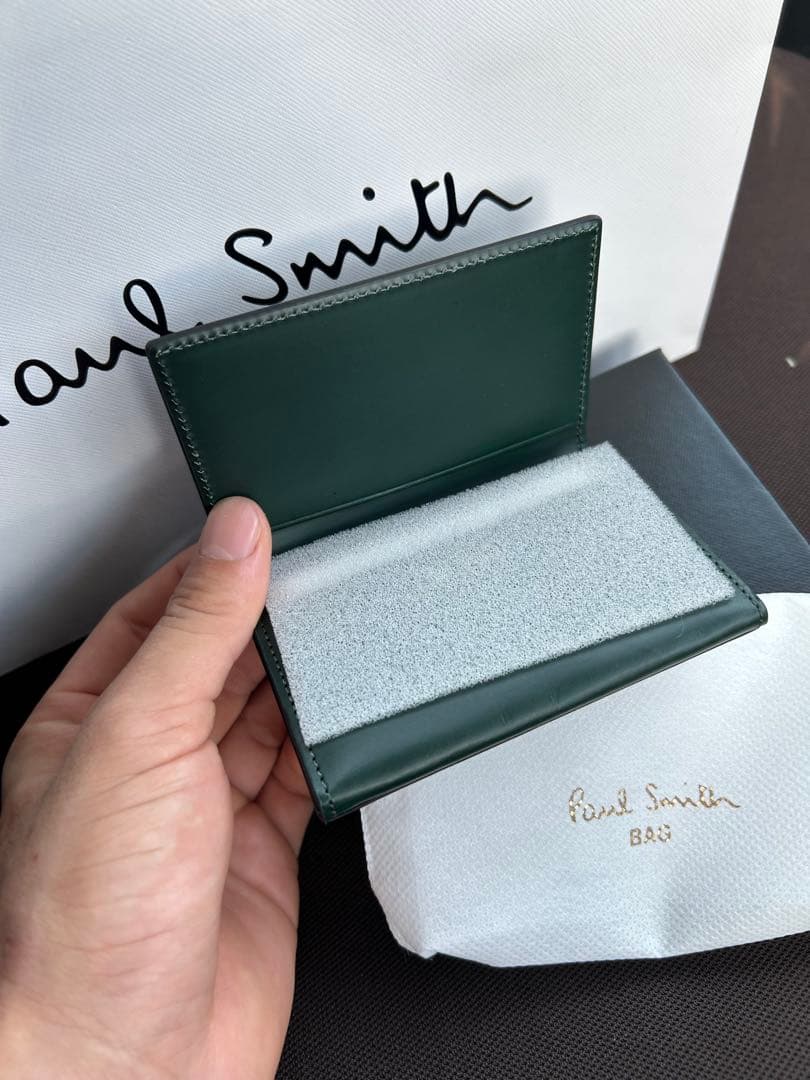 Paul Smith コードバン AW25 名刺入れ ブラック