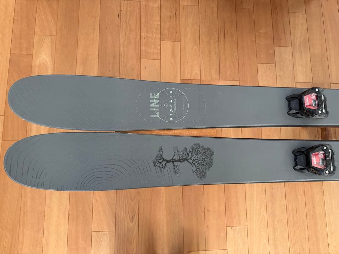 LINE スキー板 PESCADO180 Marker Griffon付