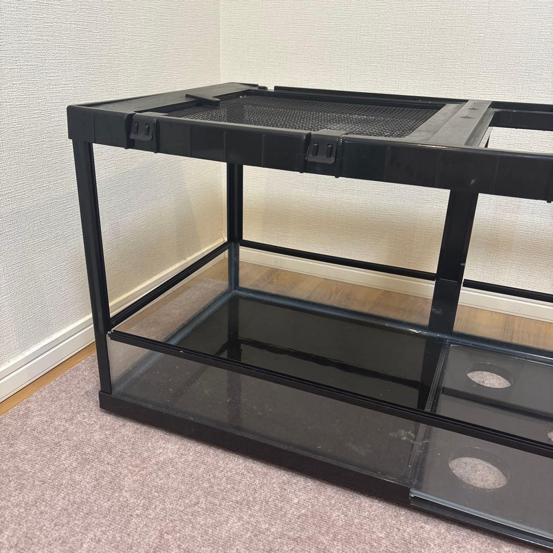 爬虫類ケージ 90サイズ 底部ヒータースペース有