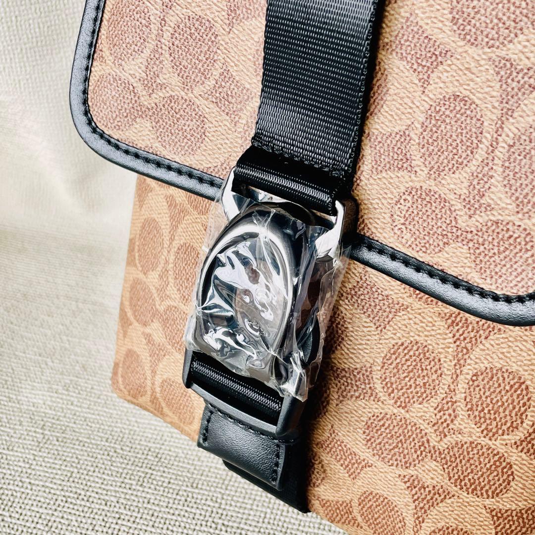 【新品未使用】#タグ無.COACH.ベックパック.シグネチャー.CM378