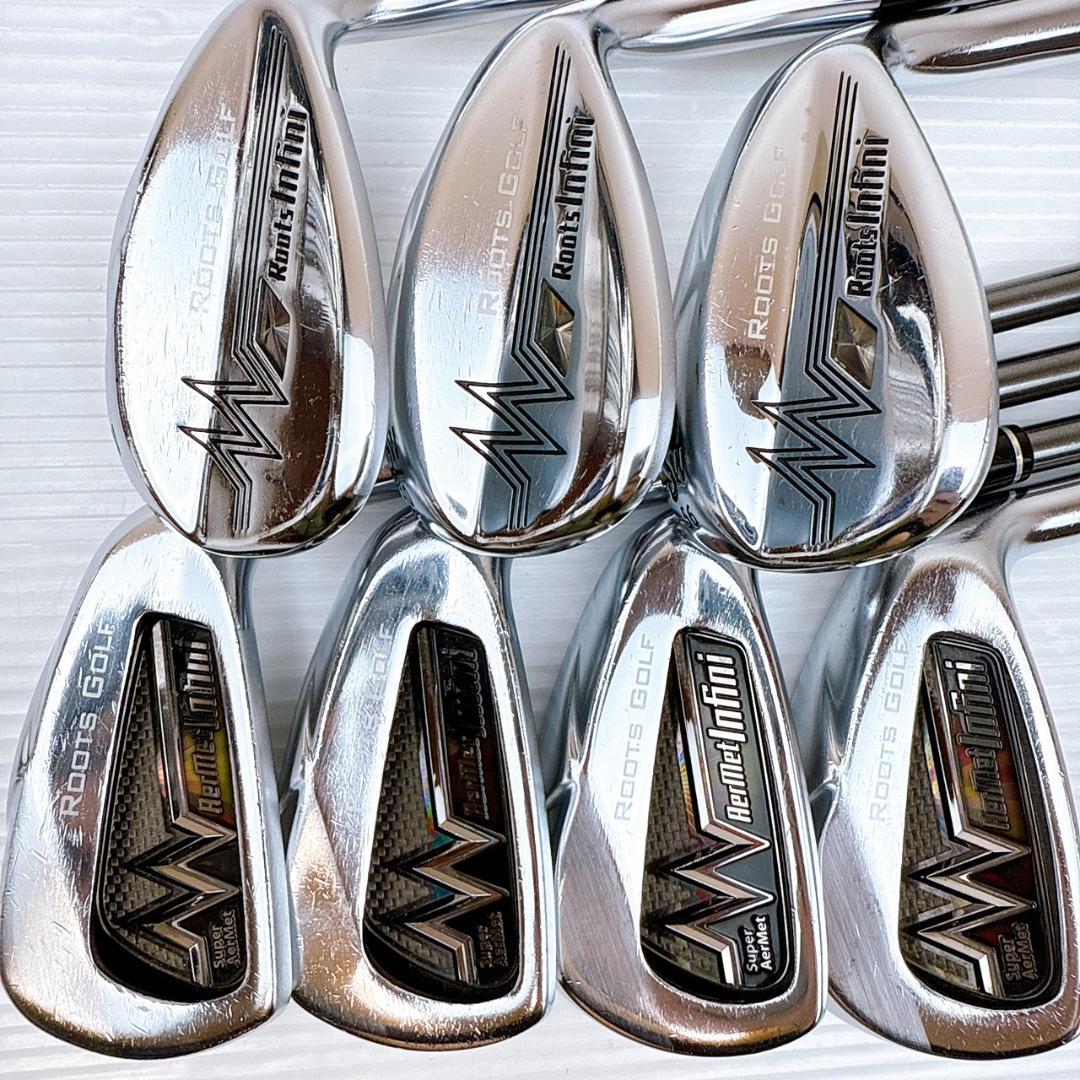 ルーツゴルフ　アーメットインフィニ　アイアンセット　7本　純正カーボン（SR）