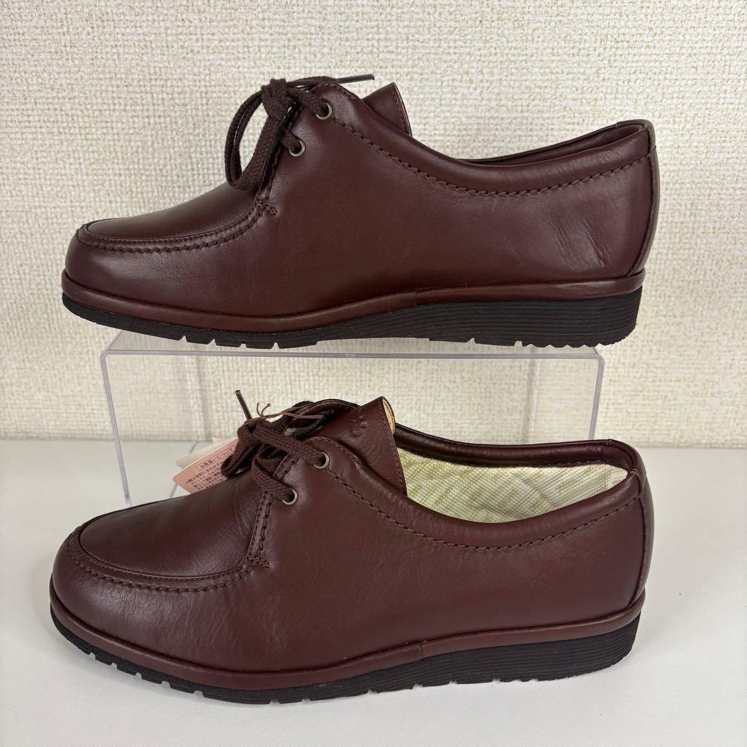 asics pedala ペダラ　25cm 革靴　コンフォートシューズ　ブラウン