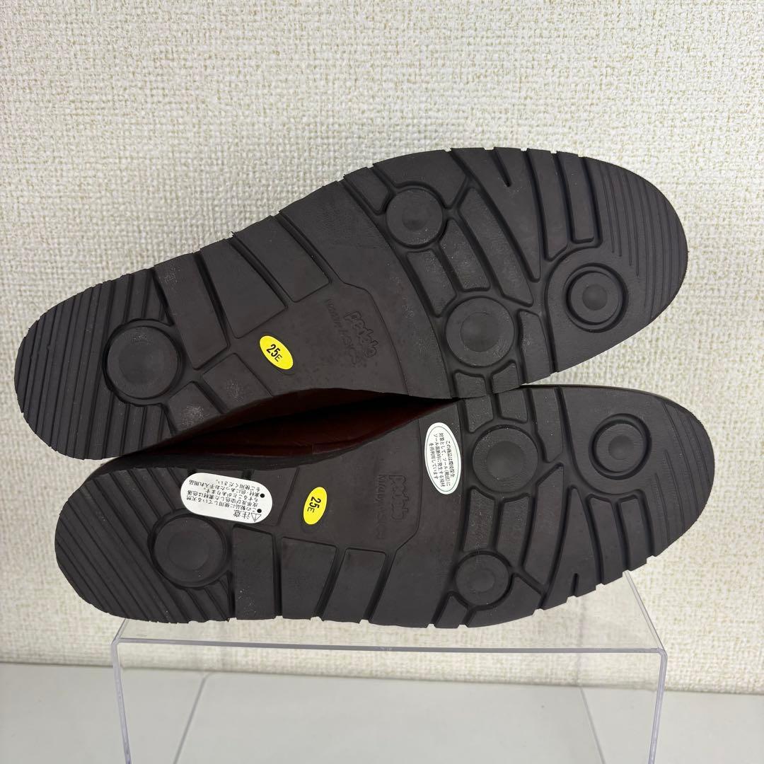 asics pedala ペダラ　25cm 革靴　コンフォートシューズ　ブラウン