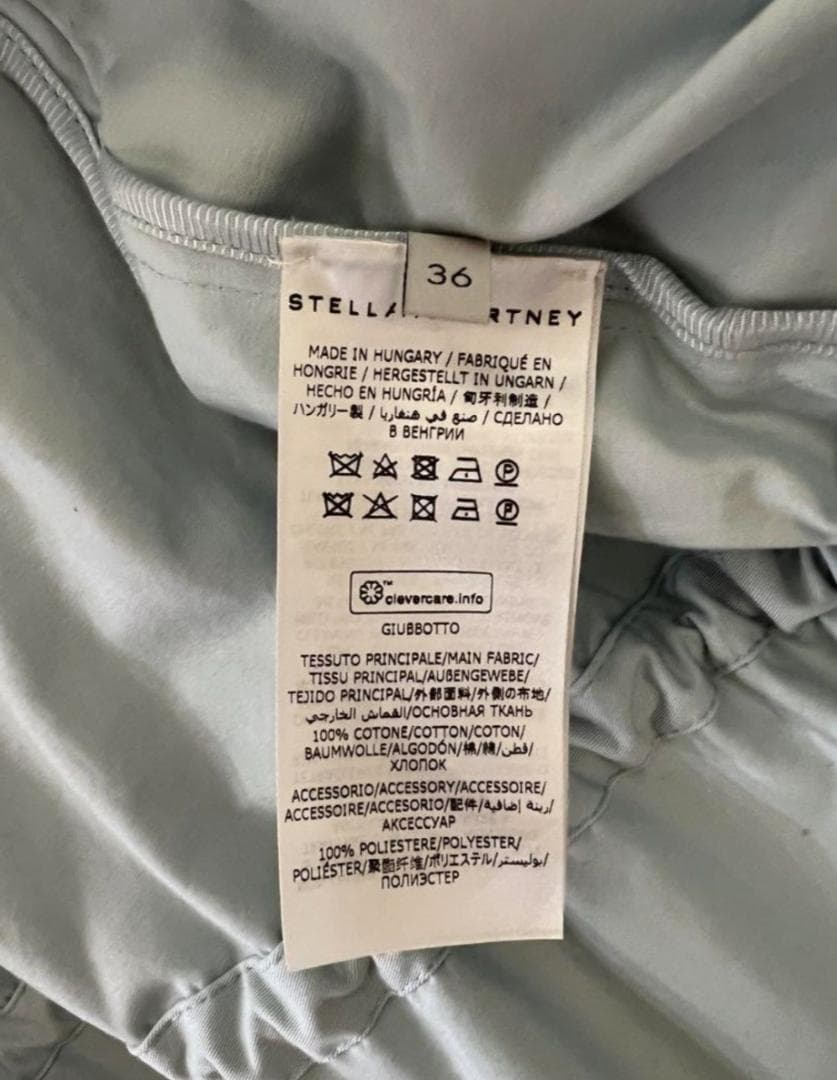 STELLA McCARTNEYステラマッカートニー アームロゴジャケット36