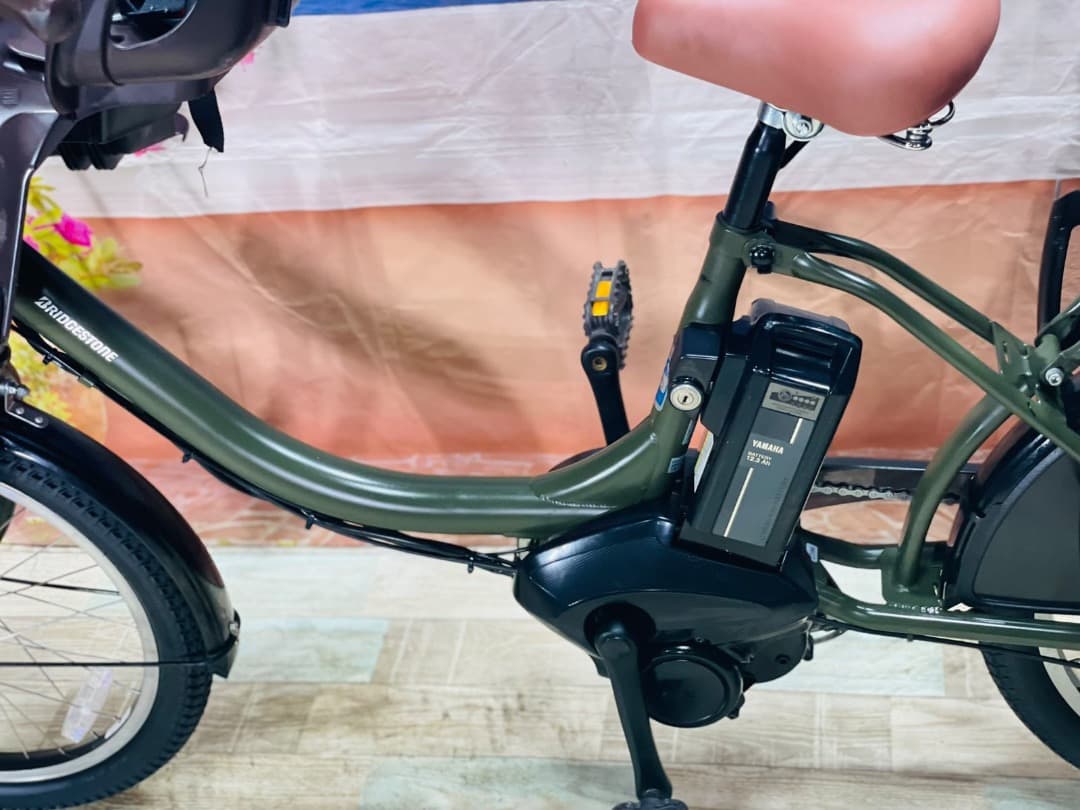 Y2396　2019モデルアシスタC⭐️　ブリヂストン　ハイクラス子供乗せ自転車