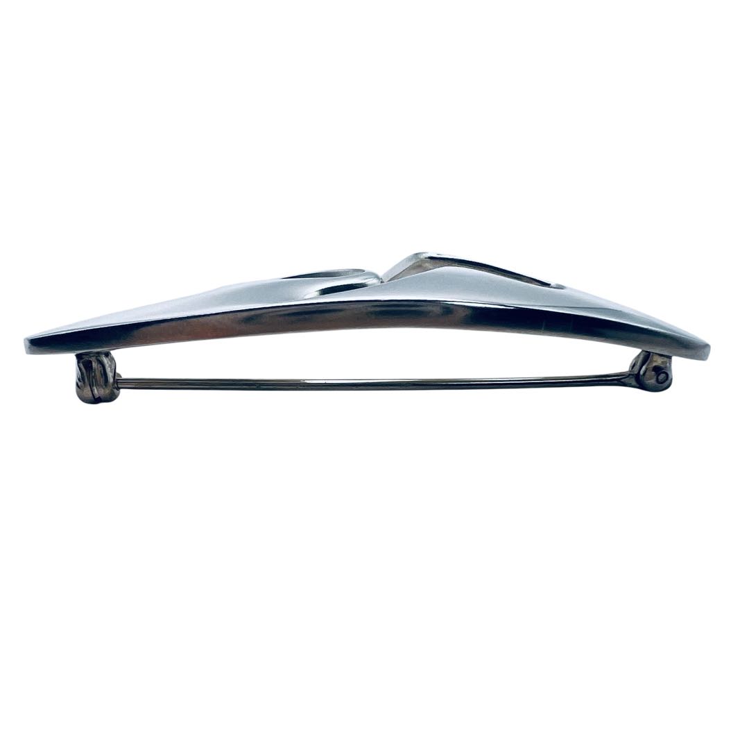 美品✨ジョージジェンセン　325 ヘニングコペル　シルバー　ピンブローチ