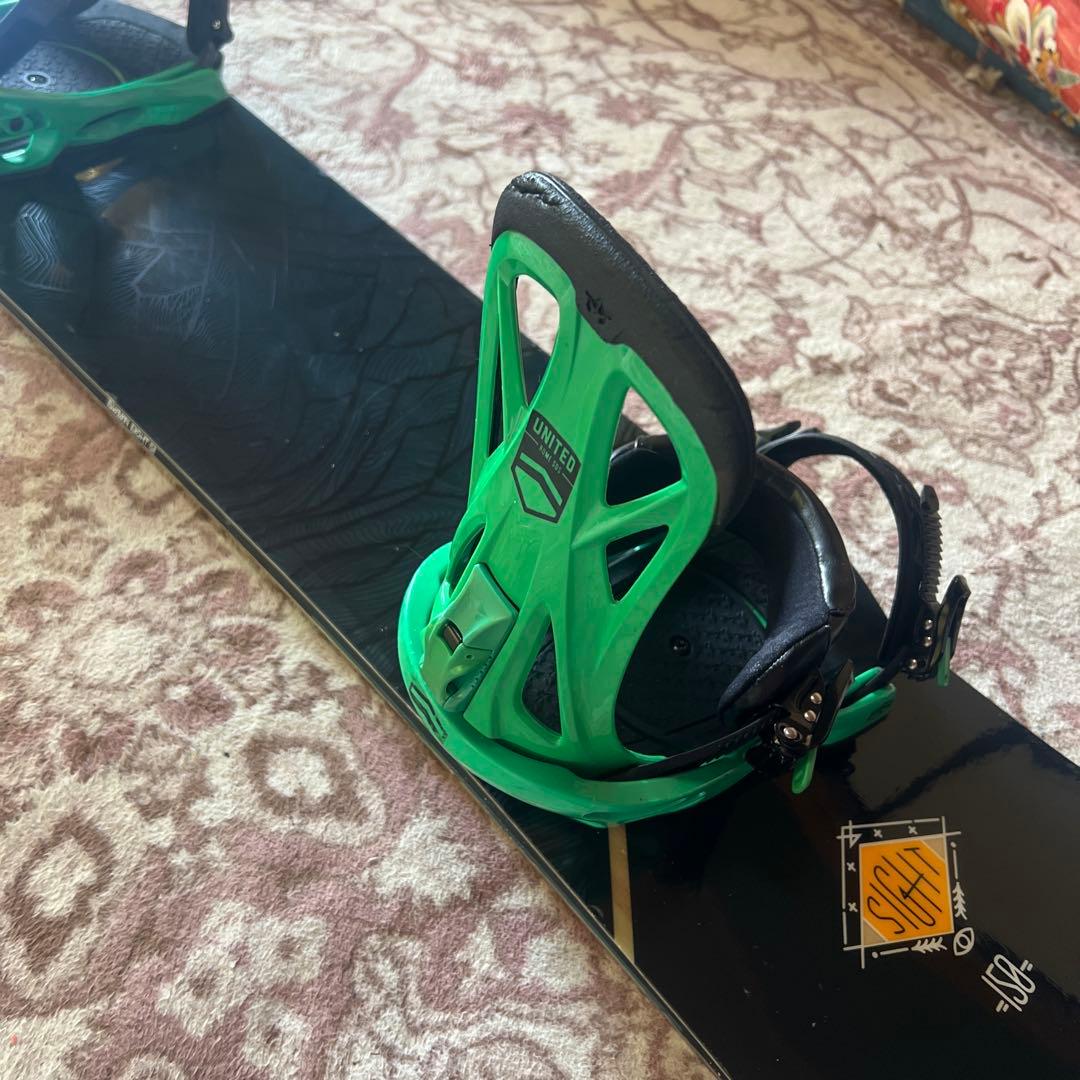 良品 SALOMON SIGHT 150cm バイン付 スノーボードセット