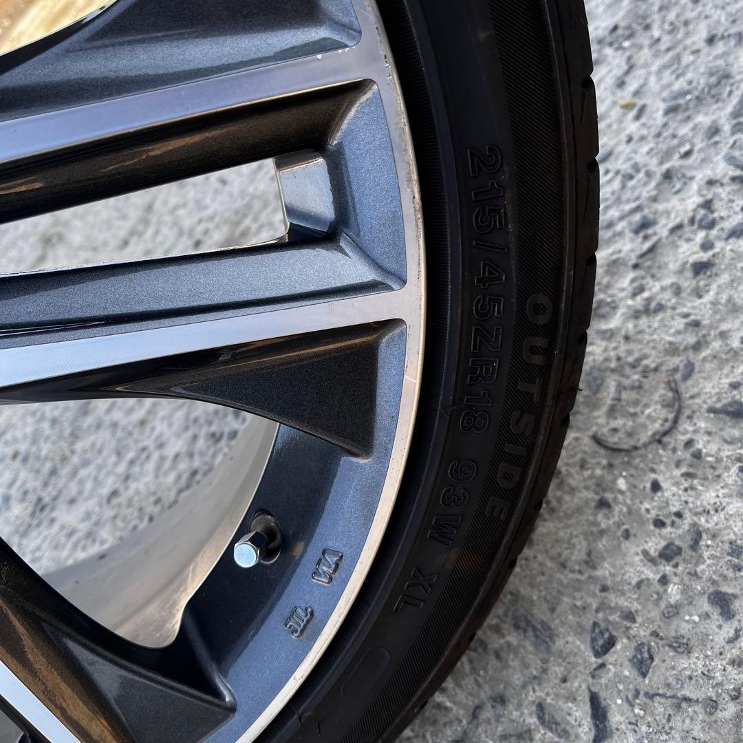 18インチ　モデリスタ　ウィングダンサー5 7.5j プリウスα