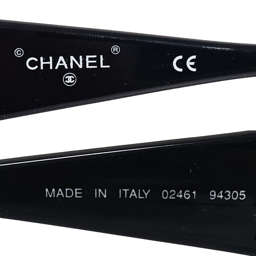 シャネル CHANEL サングラス ココマーク ブラック ゴールド ケース付