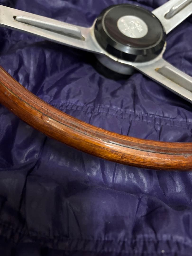 アルファロメオ　純正ウッドステアリング