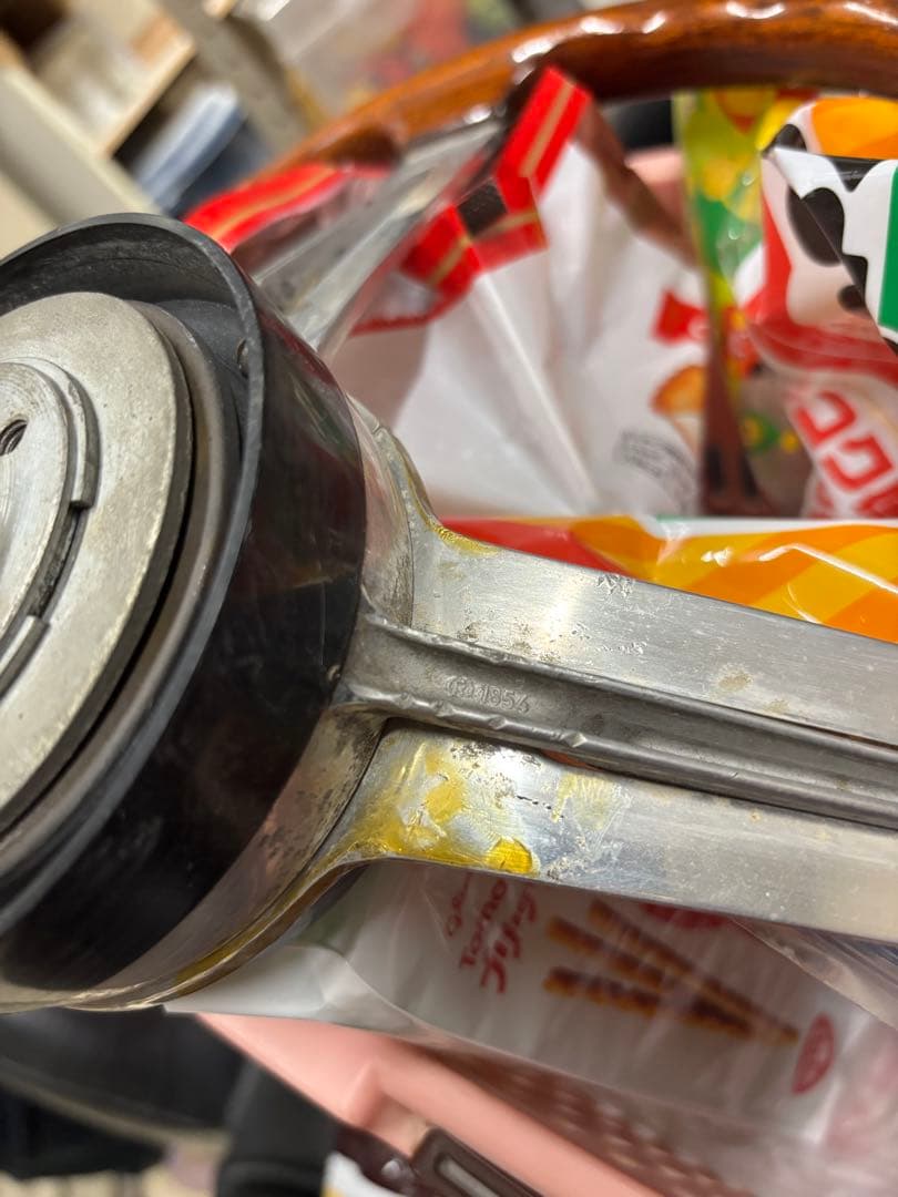 アルファロメオ　純正ウッドステアリング