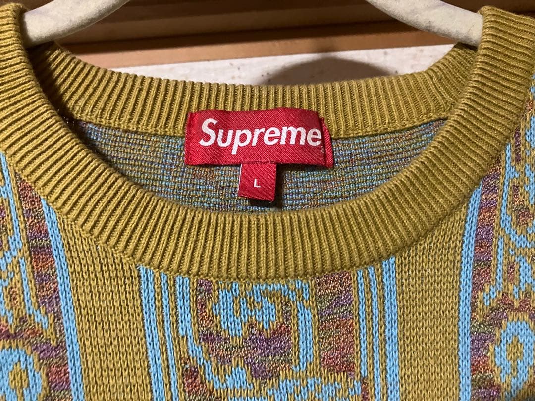 トップス SUPREME TAPESTRY SWEATER