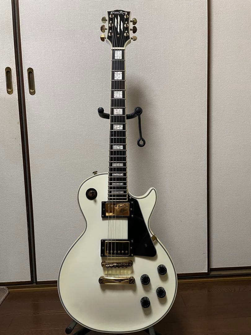 Grass Roots エレキギター　レスポール　白　型番:GC2240559