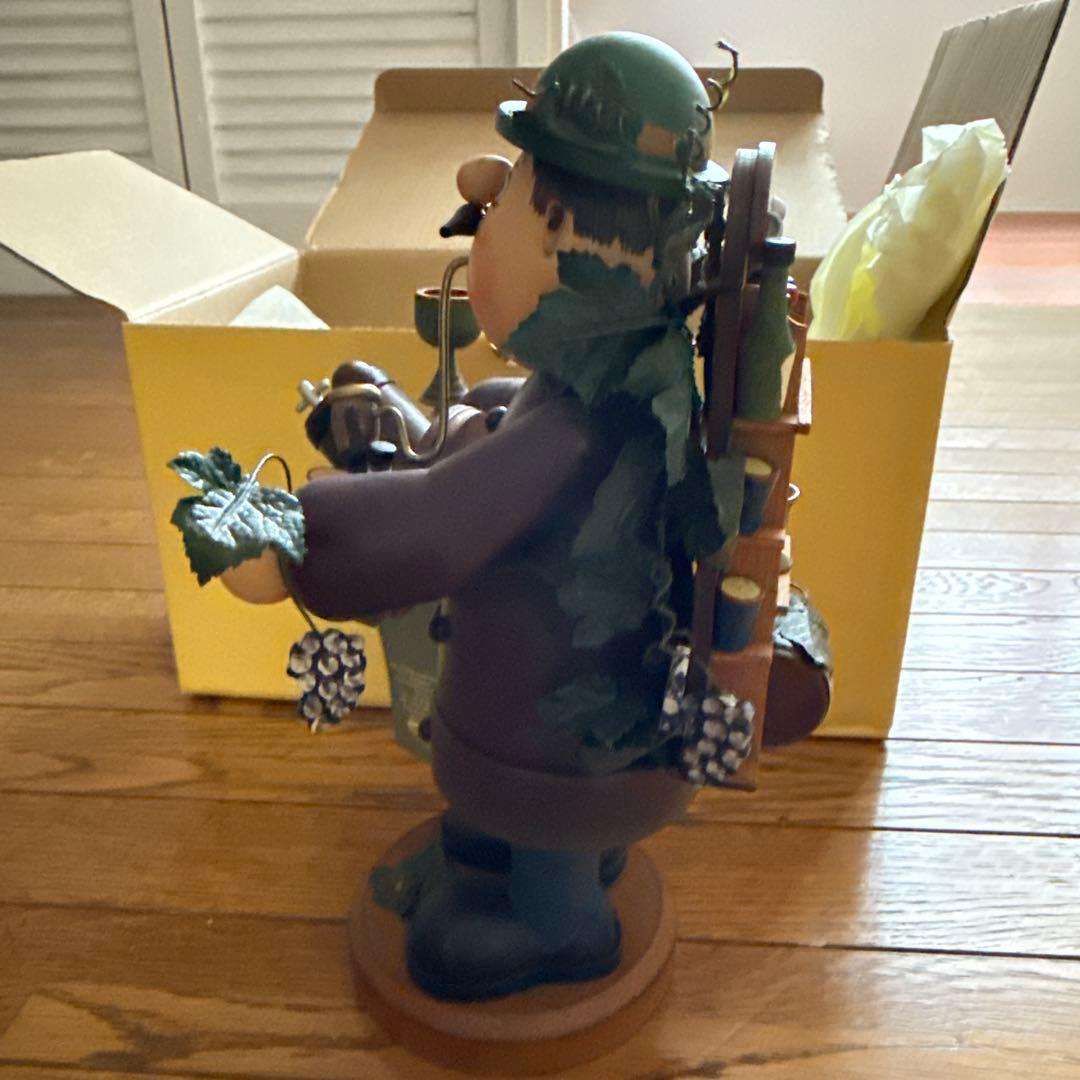 ドイツ製HODDL木製人形Käthe Wohlfahrt取扱ローテンブルク葡萄