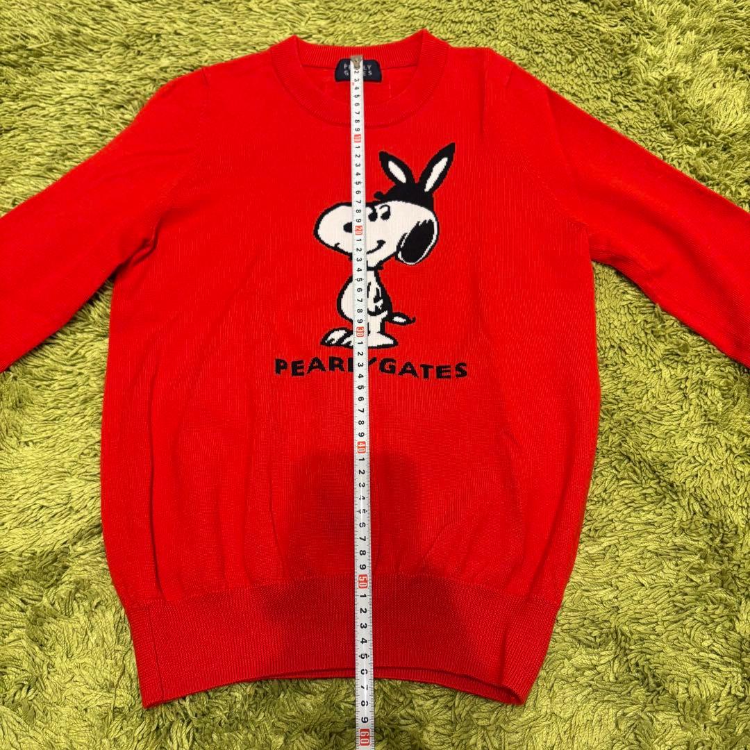 パーリーゲイツ PEARLYGATES スヌーピー ニット セーター サイズ0