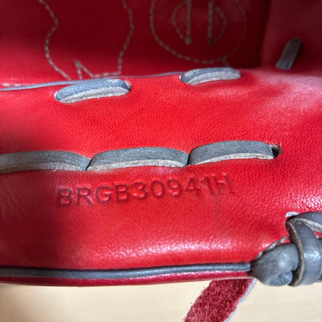 ZETT PROSTATUS 軟式グローブ レッド　投手用　※発送可2/19以降