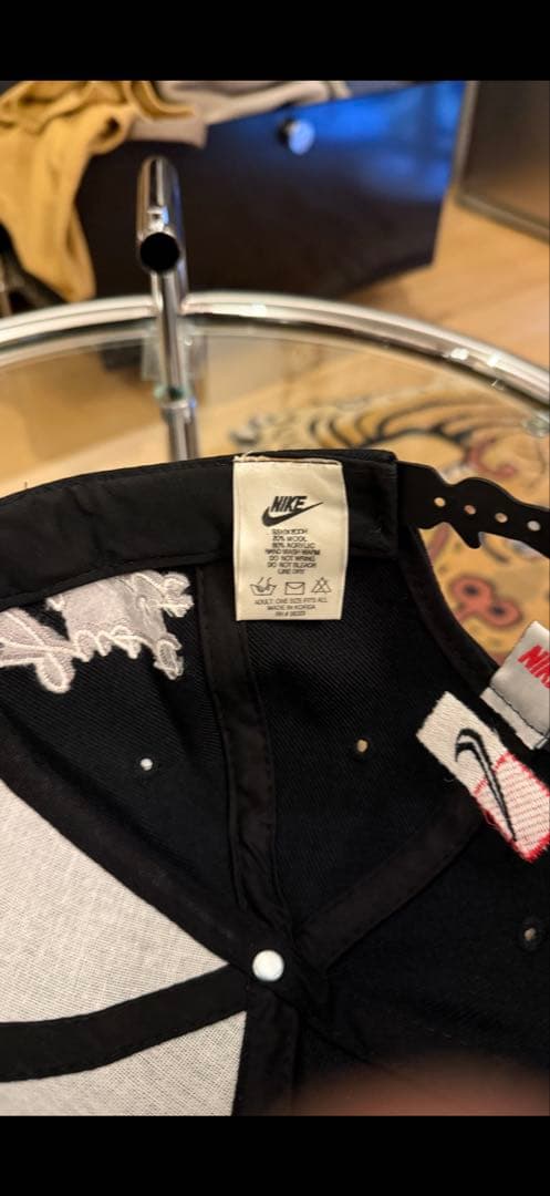 ブ*ル様 90s NIKEヴィンテージキャップ　just do it豪華刺繍　希