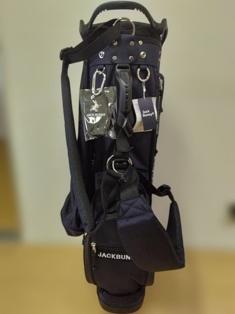 JACK BUNNY 2025年モデル　スタンド型キャディバッグ 9型　ネイビー